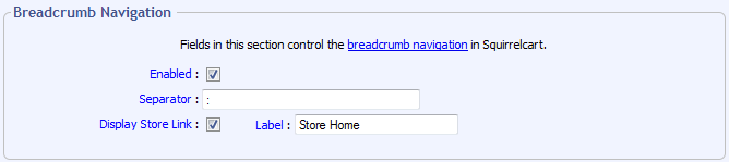 breadcrumb nav